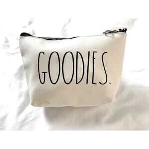 Rae Dunn “GOODIES” Womens Cosmetic Pouch Case Size- 8 1/4”x 5 1/2” x 2/3/4” N